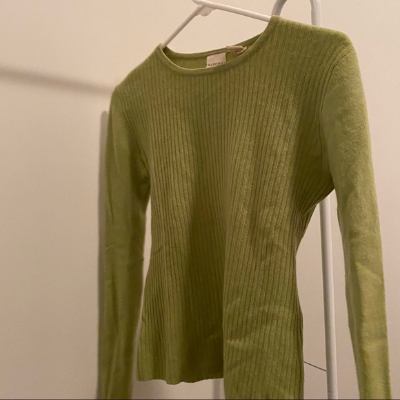 LIME GREEN LONG SLEEVE SHIRT - Picture 1 of 4